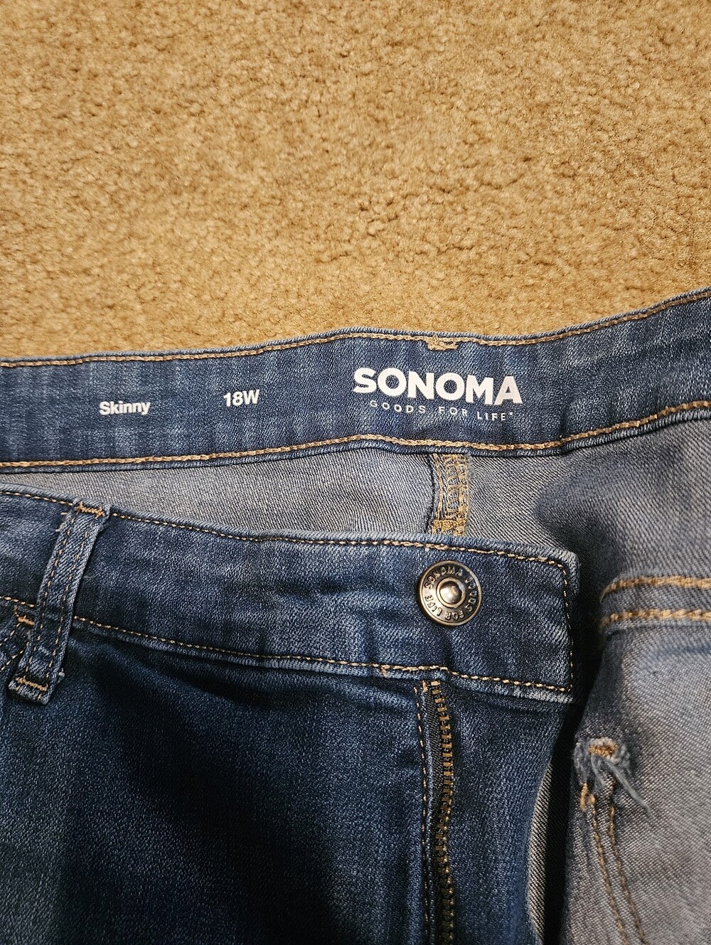 SONOMA Skinny Jeans in Dark Blue Wash